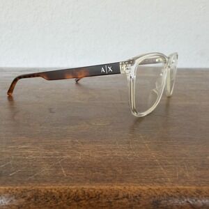 ARMANI EXCHANGE AX3048 8235 Eyeglasses Clear Tortoise 54-17-140mm FRAMES ONLY